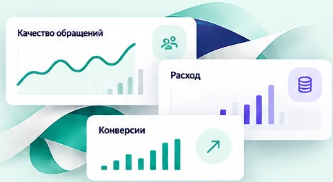 Ведение рекламы: анализ качества обращений, расходов и конверсий